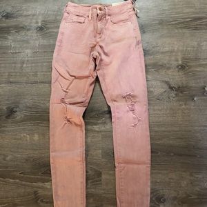 Pink universal thread jeans